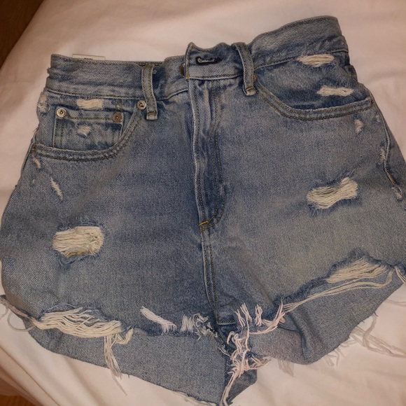 Rag and bone maya high rise rag and bone ripped shorts - Picture 2 of 4